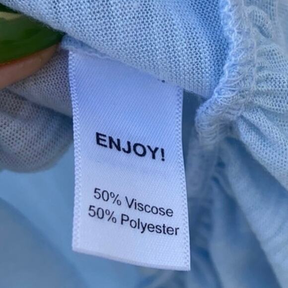 Michael Stars Round Neck Ruffle Hem Slub Tank Top NWT - Picture 7 of 9